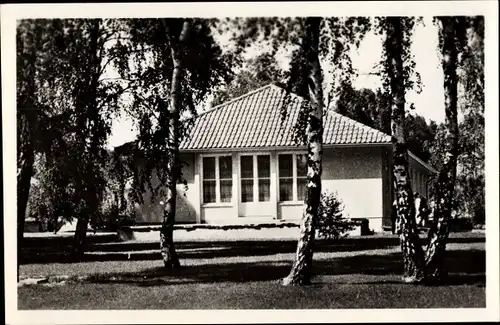 Ak Elstal Wustermark Brandenburg, Olympisches Dorf, Wohnhaus an der oberen Dorfaue, Olympia 1936