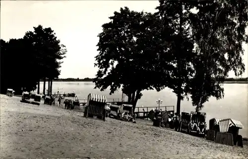 Ak Klausdorf Kreis Zossen, Blick auf Strandbad