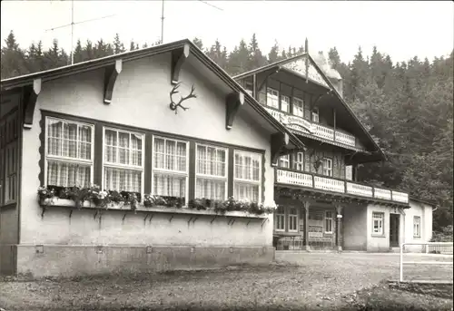 Ak Tabarz im Thüringer Wald, Ferienheim Schweizerhaus am Wald