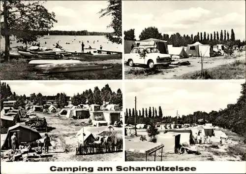 Ak Bad Saarow Pieskow Kreis Oder Spree, Camping am Scharmützelsee