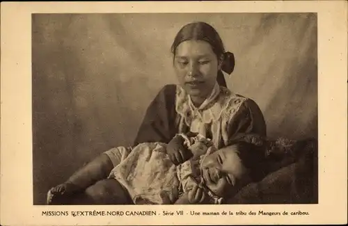 Ak Missions d'Extrème Nord Canadien, Série VII, Une maman de la tribu des Mangeurs de caribou