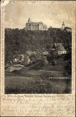 Ak Rochsburg Lunzenau in Sachsen, Gräfliches Schönb. Schloss