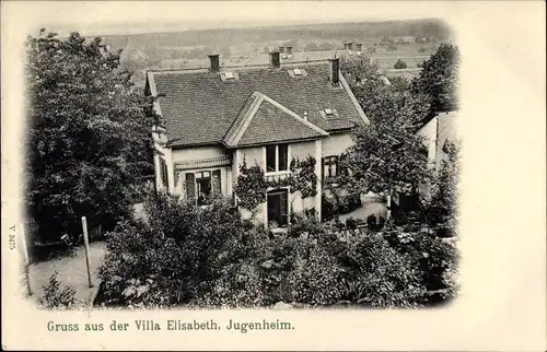 Ak Seeheim Jugenheim Hessen, Villa Elisabeth