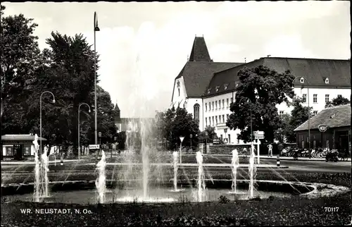 Ak Wiener Neustadt in Niederösterreich, Detailansicht