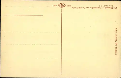 Ak Wiener Neustadt in Niederösterreich, Detailansicht