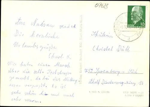Ak Nassau Frauenstein im Erzgebirge, Gemeindeamt, Altes Forsthaus, Schule