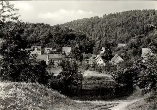 Ak Rastenberg im Kreis Sömmerda Thüringen, Blick in das Mühltal, Wald