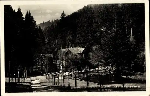 Ak Braunlage im Oberharz, Blick auf die Wolfsbachmühle