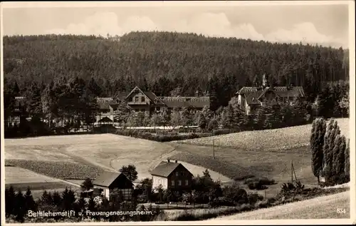 Ak Hohenstein Ernstthal Landkreis Zwickau, Blick auf Betlehemstift und Frauengenesungsheim