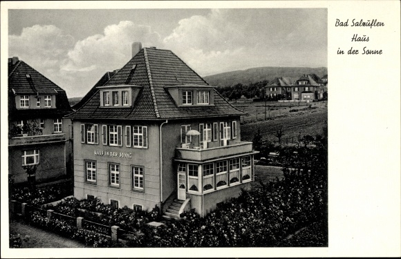 Ak Bad Salzuflen Im Kreis Lippe Blick Auf Haus In Der Sonne Nr