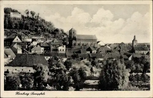 Ak Homburg im Saarpfalz Kreis, Blick auf Stadt und Kirche