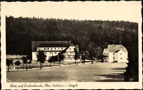 Ak Rechenberg Bienenmühle Erzgebirge, Blick auf die Fischerbaude und Umgebung