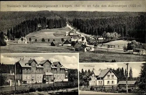 Ak Johanngeorgenstadt im Erzgebirge Sachsen, Erholungsheim Waldfrieden, Forsthaus