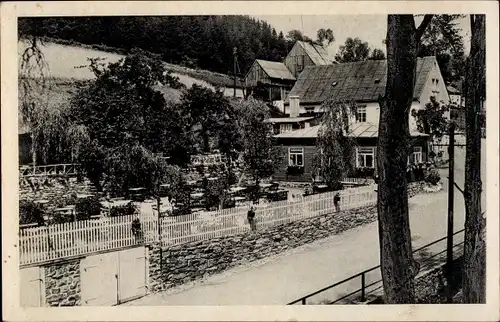 Ak Marienberg im Erzgebirge Sachsen, Schindelbachmühle, Bes. Kurt Keinert