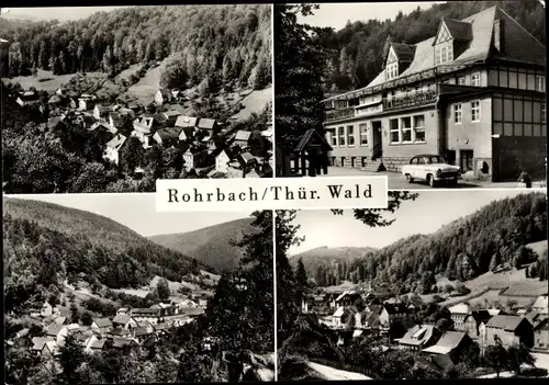 Ak Rohrbach bei Saalfeld Thüringer Wald, Blick auf ein Gasthaus, Totalansicht 