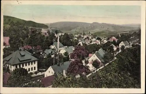 Ak Seiffen im Erzgebirge, Teilansicht vom Ort, Umgebung