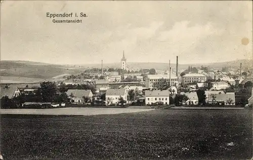 Ak Eppendorf im Kreis Mittelsachsen, Gesamtansicht vom Ort