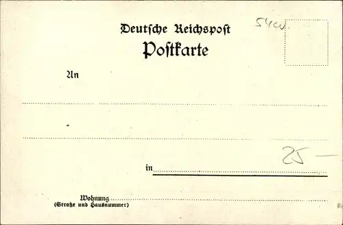 Litho Koblenz in Rheinland Pfalz, Ansicht vom Provinzial Denkmal Kaiser Wilhelm I., Salondampfer