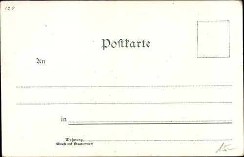 Litho Mannheim in Baden Württemberg, Blick auf eine Brücke über den Rhein