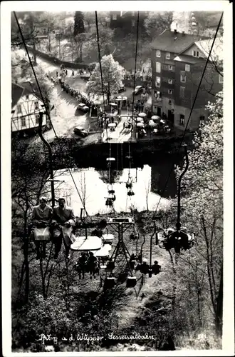 Ak Burg an der Wupper Solingen, Sesselseilbahn, Sesselbahn