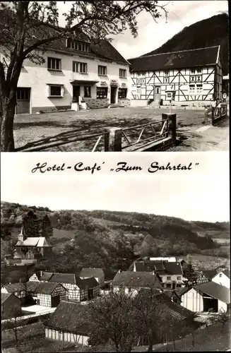 Ak Kirchsahr in Rheinland Pfalz, Hotel Café zum Sahrtal, Inh. Peter Fussel