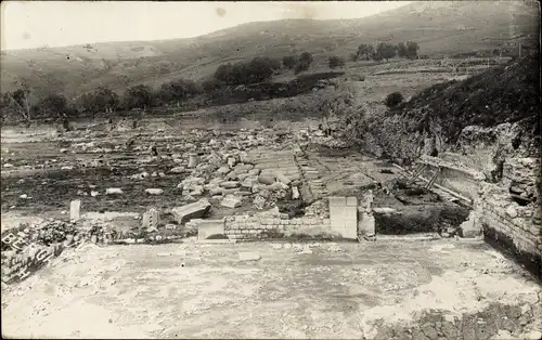 Foto Ak Smyrna Izmir Türkei, Ruinen der antiken Stadt Pergamon