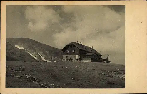 Ak Steiermark, Blick auf das Karl Ludwig Haus auf der Rax