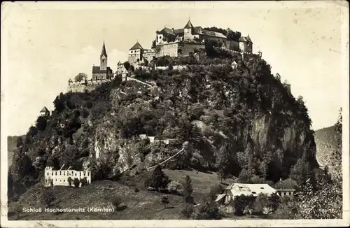 Ak Kärnten in Österreich, Blick auf das Schloss Hochosterwitz