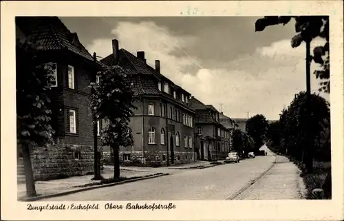 Ak Dingelstädt Eichsfeld Thüringen, Obere Bahnhofstraße