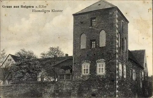 Ak Belgern Schildau in Nordsachsen, Blick auf das ehemalige Kloster