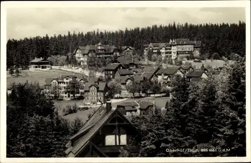 Ak Oberhof im Thüringer Wald, Blick auf die Ortschaft und Umgebung