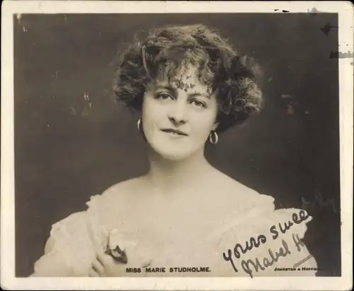 Mini Ak Schauspielerin Marie Studholme, Portrait
