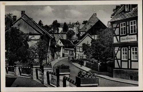 Ak Stolberg Südharz, Blick aufs Schloss, Haus Ehrenberg