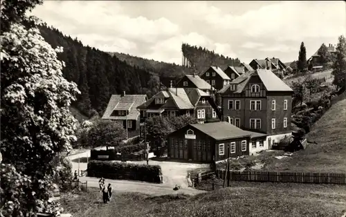 Ak Altenfeld in Thüringen, Schmelzhütte und Masserberger Straße