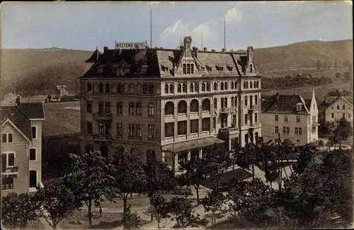 Ak Bad Wildungen in Nordhessen, Westend Hotel und Umgebung