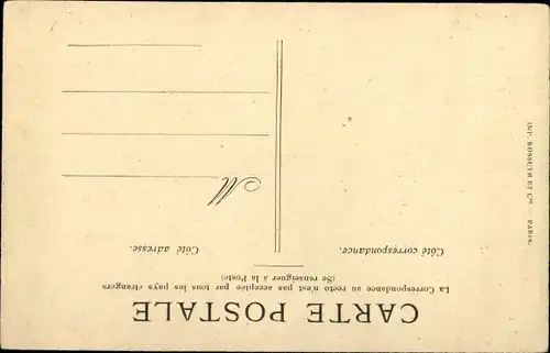 Künstler Ak Kossuth, Visite de S. M. Alphonse XIII aux Halles, König Alfons XIII von Spanien