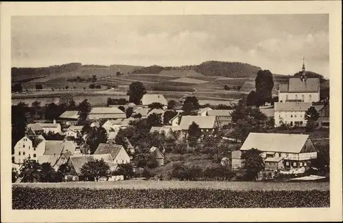 Ak Hinterhermsdorf Sebnitz, Blick auf Ortschaft und Umgebung