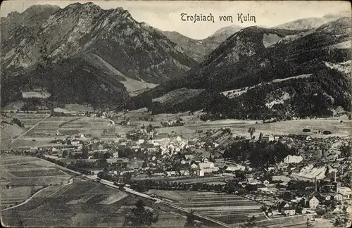 Ak Trofaiach Steiermark, Ortschaft mit Landschaftsblick