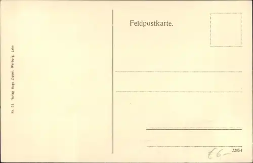 Ak Langemark Poelkapelle Westflandern, Zerstört durch engl. und franz. Geschützfeuer, I. WK