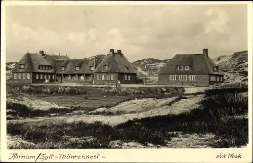 Ak Hörnum in Nordfriesland, Möwennest, Außenansicht