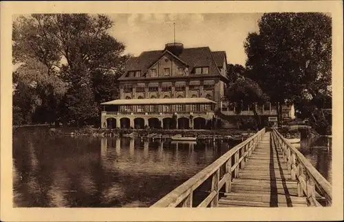 Ak Bad Saarow Pieskow Kreis Oder Spree, Scharmützelsee, Inh. Paul Wechsung