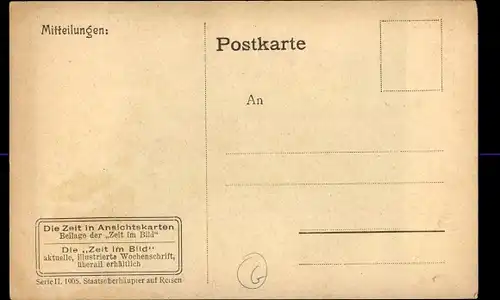 Ak Staatsoberhäupter auf Reisen, König Alfons XIII von Spanien beim Präsident Loubet