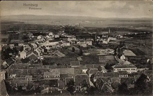 Ak Homburg im Saarpfalz Kreis, Panorama der Stadt