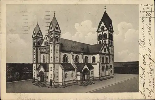 Ak Eschersheim Frankfurt am Main, St. Josephskirche