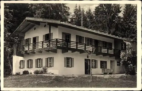 Ak Berchtesgaden in Oberbayern, Beer, Haus Federbett