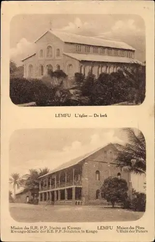 Ak Lemfu Zaire, L'église, De kerk, Mission des RR PP Jésuites au Kwango