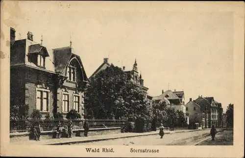 Ak Wald Solingen Bergisches Land, Sternstraße