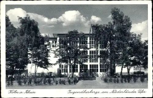 Ak Köln am Rhein, Jugendherberge am Niederländer Ufer