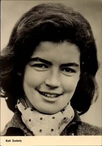Ak Schauspielerin Kati Szekely, Das Tagebuch der Anne Frank, DEFA Film, Portrait