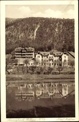 Ak Waldegg in Niederösterreich, Blick auf Hotel Kuchner